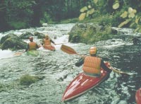 Kajakfahrer auf der Oker